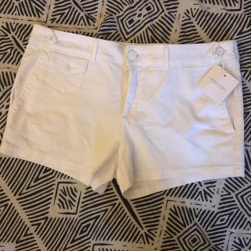 Habitual New white shorts sz 32 - Picture 2 of 7